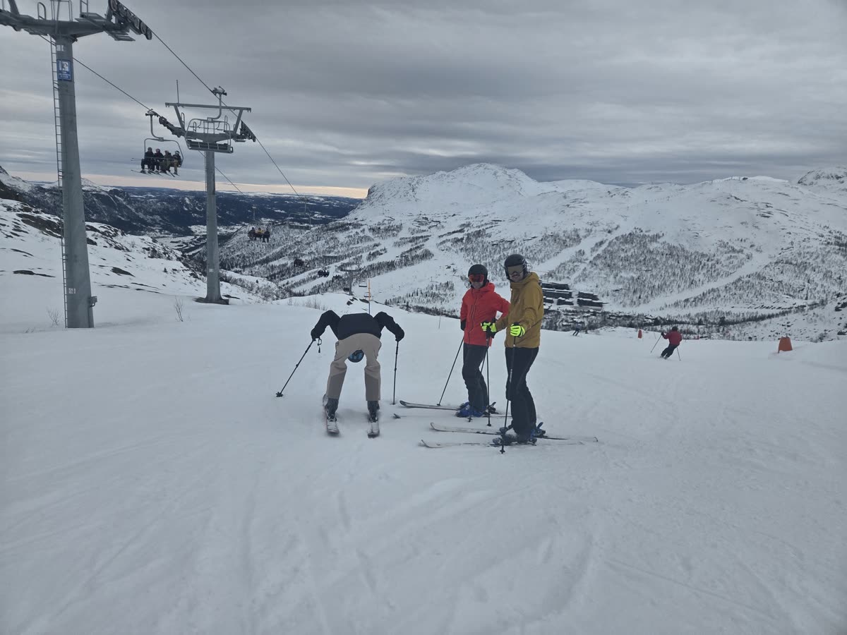 Chairlift over the Trysil slopes